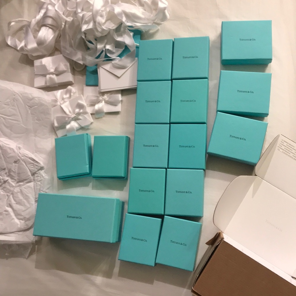 Lot of Tiffany Packaging
